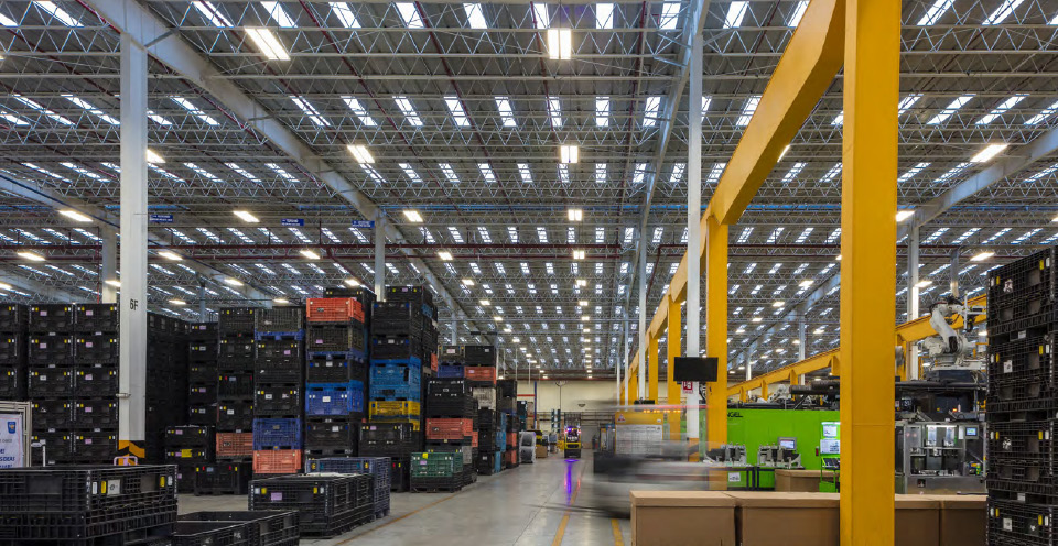Interior of a retail warehouse