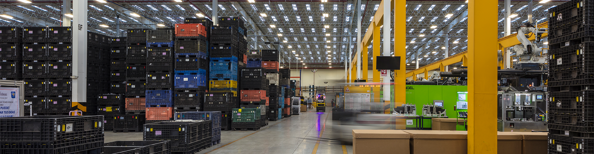 Interior of a retail warehouse