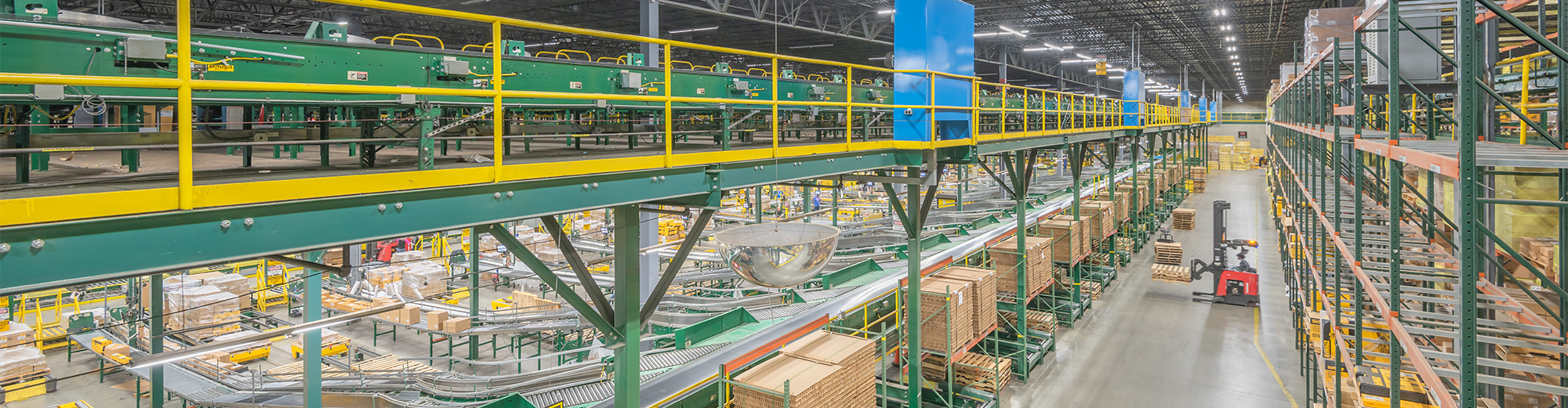 The inside of a warehouse owned by W. P. Carey and leased to Stanley Black & Decker