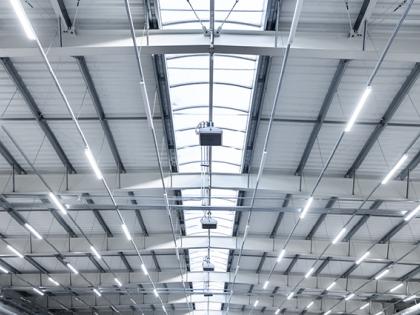 Industrial facility ceiling lights
