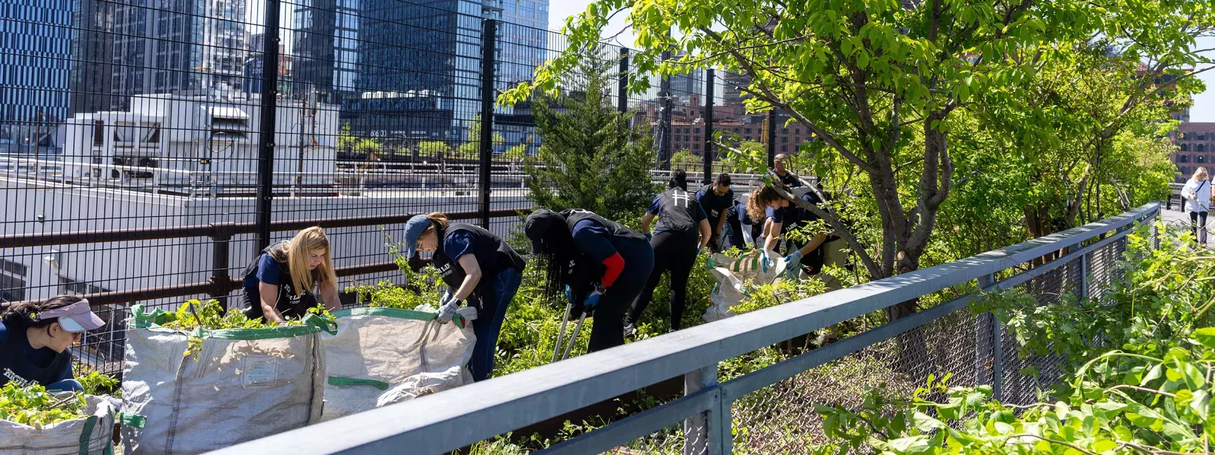 W. P. Carey employees on the NYC Highline