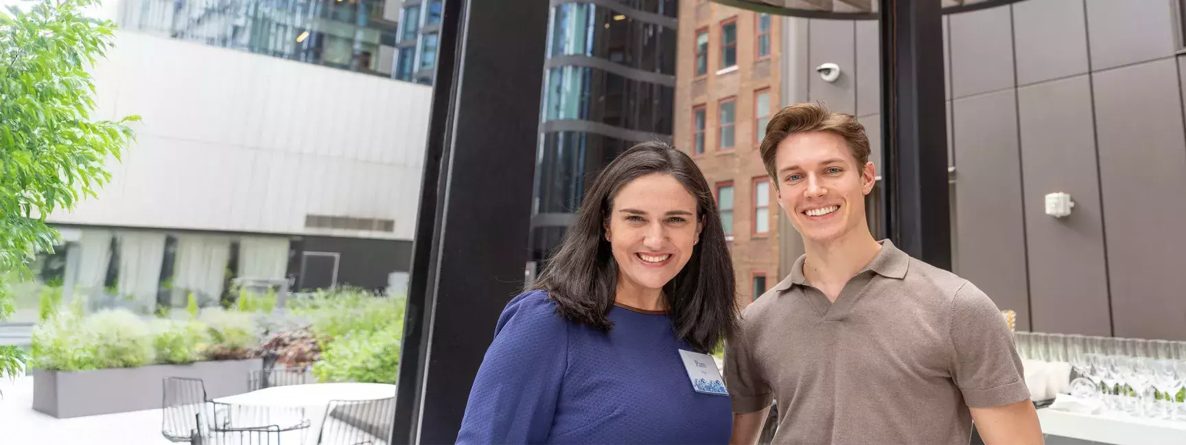 Two W. P. Carey employees at the NYC office